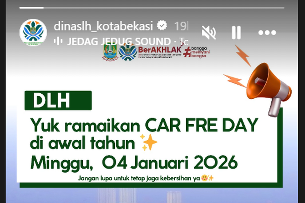 kendaraan bermotor, lalu lintas, Info CFD Bekasi Hari Ini, Lokasi dan Jadwal Lengkap