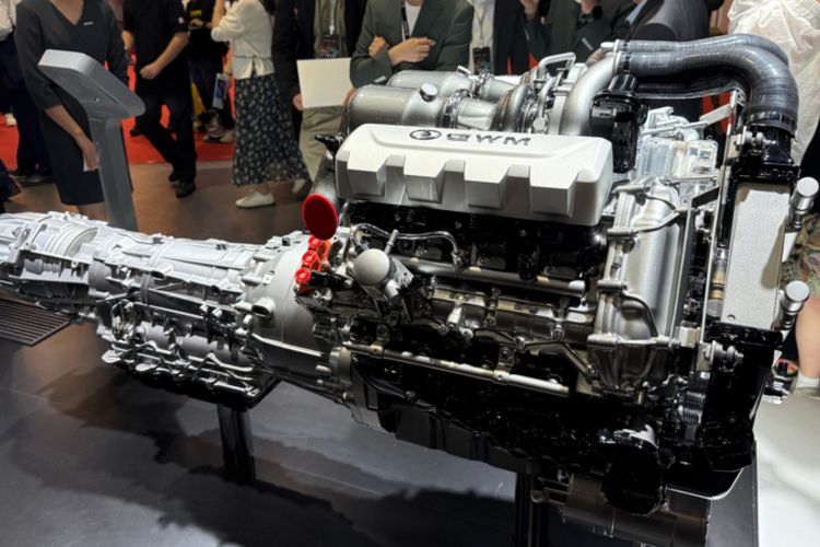 PHEV, mesin pembakaran internal, GWM Pamer Mesin V8 4.000 cc di CES 2026