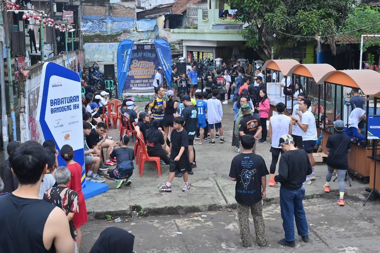 Bank bjb, lari, Bank bjb Bandoeng 10K, Bank bjb Bandoeng 10k, bank bjb, Menuju Bank bjb Bandoeng 10K, Pra Event Mendekatkan Diri dengan Masyarakat Gang Apandi