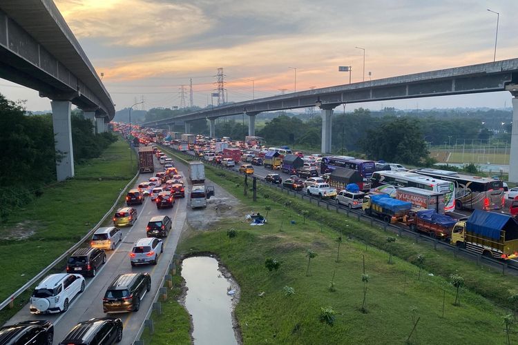 contraflow, Akses Contraflow KM 55 Ditutup, Dialihkan ke KM 47–65