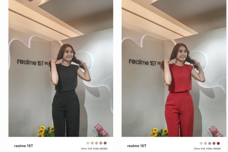 realme 15t 5g, spesifikasi realme 15t 5g, harga realme 15t 5g, Realme 15T 5G resmi, Realme 15T 5G indonesia, Menggenggam Realme 15T 5G, HP Tipis Baterai Besar yang Ringan di Tangan, Desain elegan dengan baterai jumbo 7.000 mAh, Dual kamera AI 50 MP, modul tipis, Pilihan warna beragam, Layar cerah, bisa sampai 4.000 nits, Performa cepat dan efisien