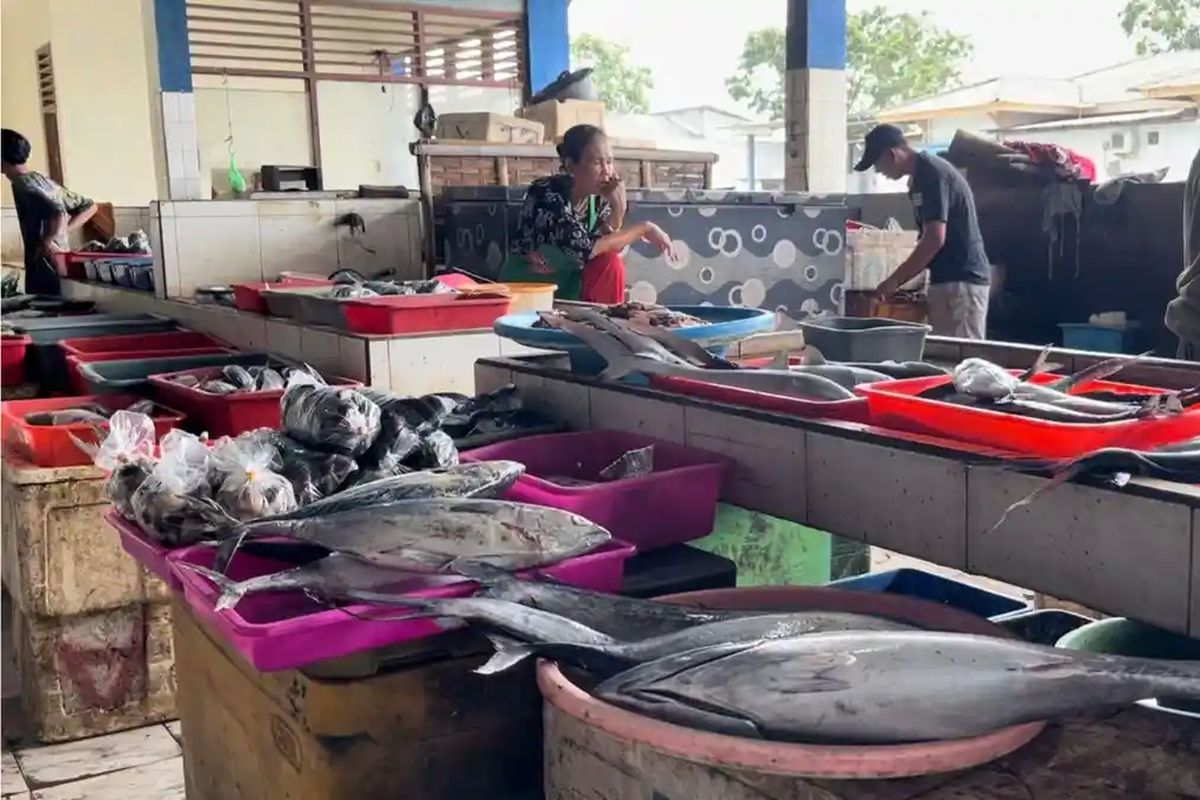nelayan, cuaca buruk, Cilacap, harga ikan, Cuaca Buruk Bikin Nelayan Tak Melaut, Harga Ikan Laut di Cilacap Naik, Aktivitas di Pelabuhan Perikanan Lengang, Stok Terbatas Dorong Kenaikan Harga Ikan, Pasokan Turun Drastis dari Kondisi Normal, Pedagang dan Pelaku Usaha Kuliner Ikut Terdampak