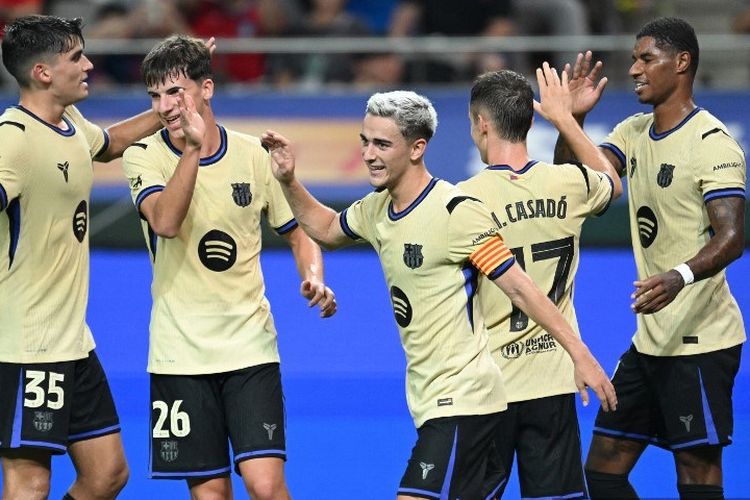 Lamine Yamal, Barcelona, FC Seoul, pramusim, Liga Spanyol, LaLiga, Barcelona vs FC Seoul, FC Seoul vs Barcelona, Kata Lamine Yamal Usai Cetak Gol Pertama dengan Nomor 10 Barcelona