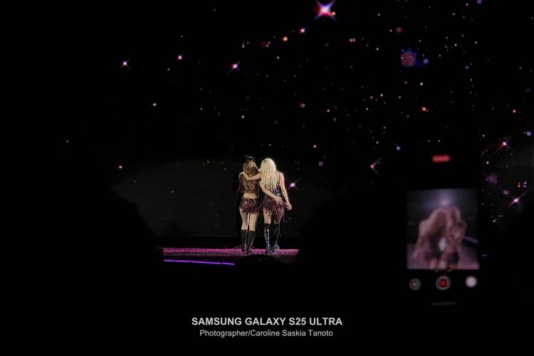 HP Konser, Samsung, Blackpink, Samsung S25 Ultra, hasil foto, Samsung Galaxy S25 Ultra, BLACKPINK, foto konser, Jauh dari Panggung Blackpink, Begini Hasil Zoom Samsung S25 Ultra di GBK