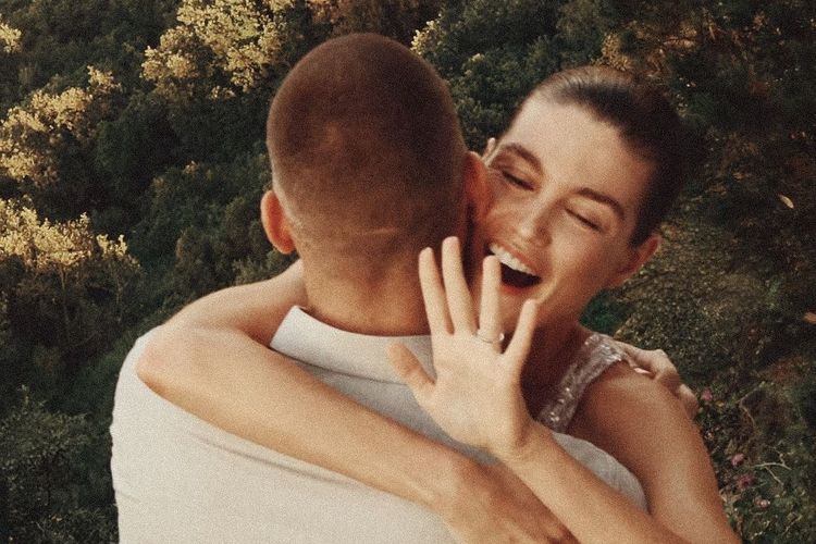 Luna Bijl, Anggunnya Luna Bijl dalam Pertunangannya dengan Maarten Paes di Italia
