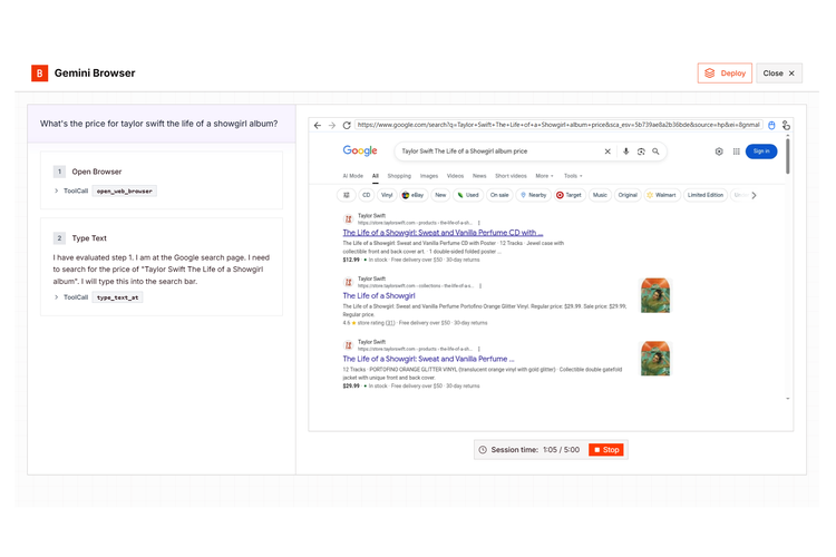 Google, gemini, browsing, model AI, google gemini, agen AI, computer use, internetan, AI Gemini 2.5 Computer Use Rilis, Bisa Buka Chrome, Isi Form, dan Belanja Otomatis