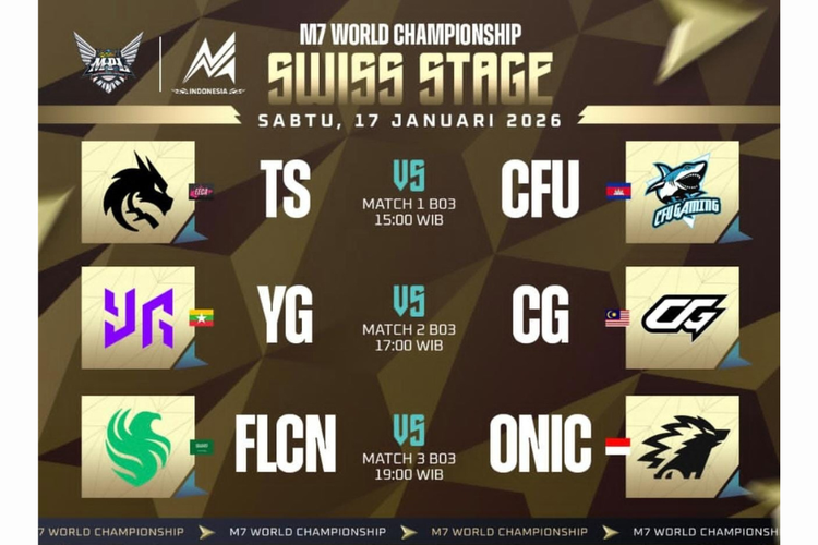 Onic, M7 World Championship, Jadwal M7 Mobile Legends Hari Ini 17 Januari, Onic Main Lagi