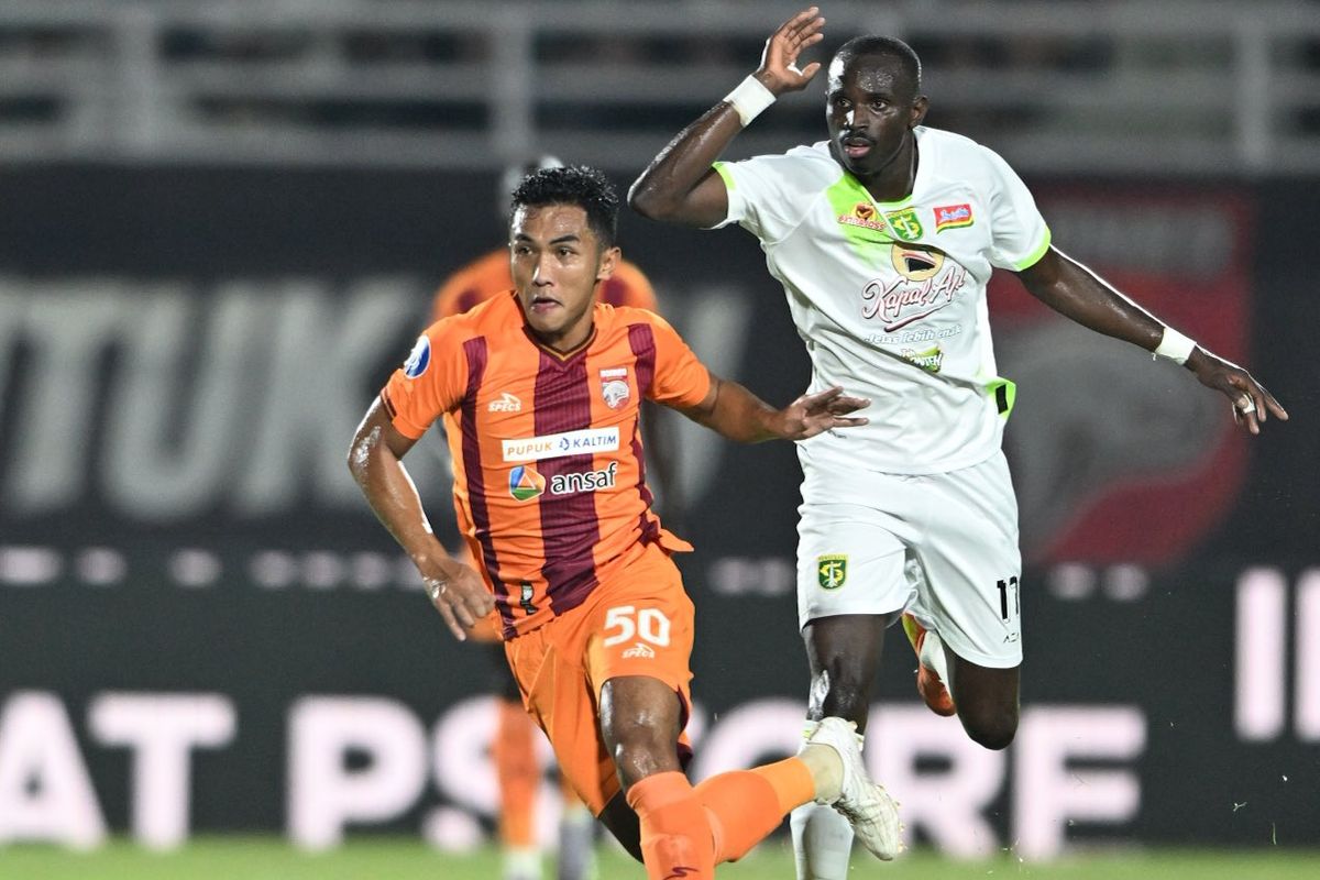 Borneo FC, Persebaya, Liga 1 2024-2025, Borneo FC vs Persebaya, Hasil Liga 1, hasil Borneo FC vs Persebaya, Hasil Borneo FC Vs Persebaya: Skor Kacamata di Babak Pertama