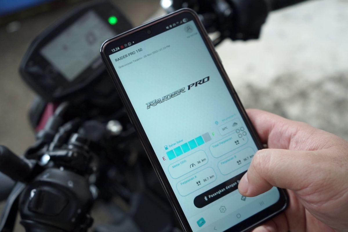 Suzuki, motor baru, Suzuki Satria Pro, Suzuki Ride Connect, Ragam Fitur Suzuki Ride Connect di Satria Pro, Navigasi sampai Cuaca