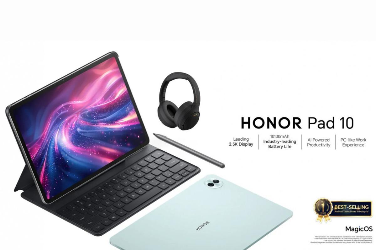 Honor, tablet, Honor Pad 10, Tablet, chipset, Snapdragon 7 Gen 3, Spesifikasi Honor Pad 10, honor, spesifikasi Honor Pad 10, Honor Pad 10 Resmi, Pakai Chip Snapdragon 7 Gen 3