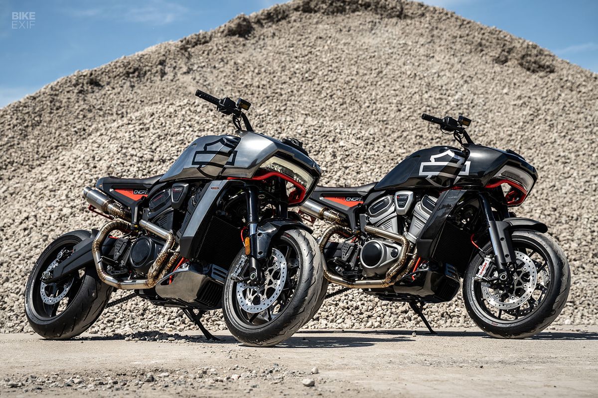 Harley-Davidson, motor petualang, street fighter, modifikasi, Motor Petualang, Harley-Davidson Pan America 1250, Modifikasi Harley-Davidson Pan America Jadi Street Fighter