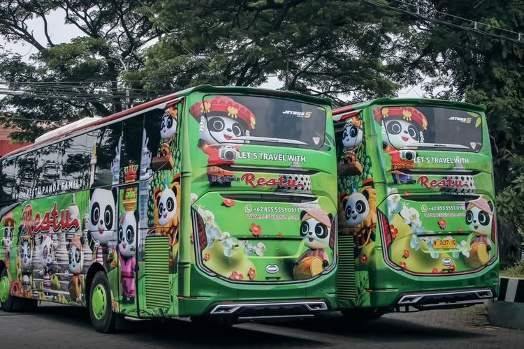 livery bus, bus AKAP, bus pariwisata, naik bus, desain bus, Deretan PO Bus yang Punya Livery Unik, dari AKAP hingga Pariwisata