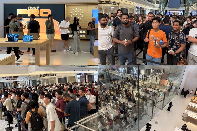 apple store, Malaysia, singapura, india, Vietnam, iPhone Air, pick up, antrean panjang, iPhone 17, iPhone 17 Pro Max, iPhone 17 Pro, iPhone 17 Series, po iphone 17, pre-order iphone 17, apple store singapore, trx mall, Euforia Penjualan Perdana iPhone 17 Hari Ini, Antrean Mengular di Singapura hingga Vietnam