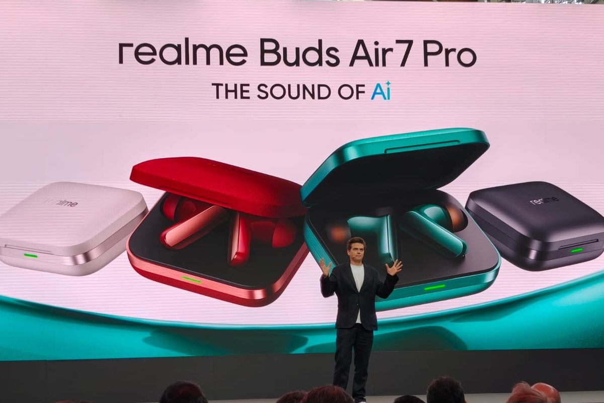 Realme, realme buds air 7 pro, Realme Buds Air 7 Pro Rilis Global, TWS dengan AI dan Terjemahan Langsung
