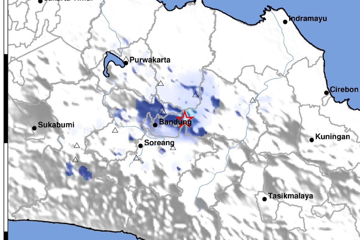 Bandung, gempa bumi, Penjelasan BMKG soal Penyebab Gempa Bandung Pagi Ini...