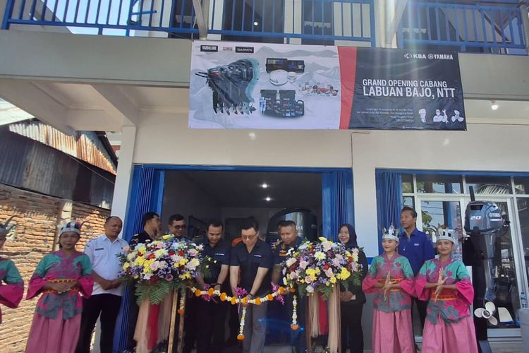 Labuan Bajo, Yamaha, marine, labuan bajo, yamaha, mesin tempel, distributor resmi emas Antam, Distributor Mesin Tempel Asal Jepang Resmikan Cabang di Labuan Bajo