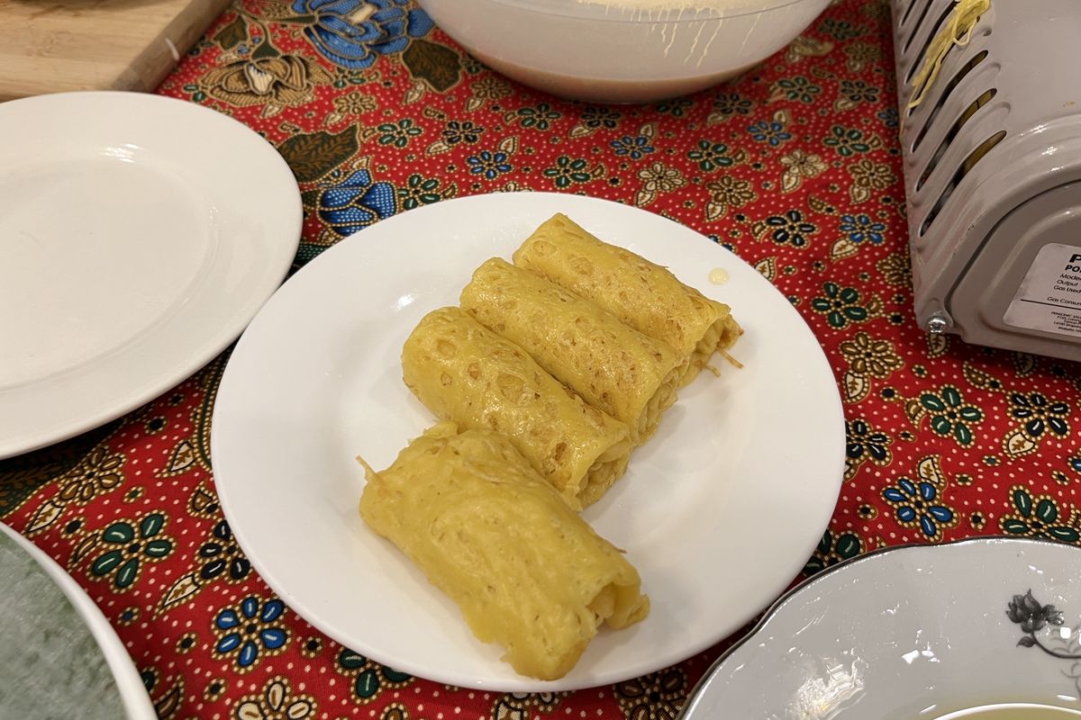 cara membuat roti jala, roti jala, roti jala kari ayam, Kuliner malaysia, global travel meet 2025, bahan utama membuat roti jala, Cara Membuat Roti Jala ala Chef, Cuma Pakai 3 Bahan