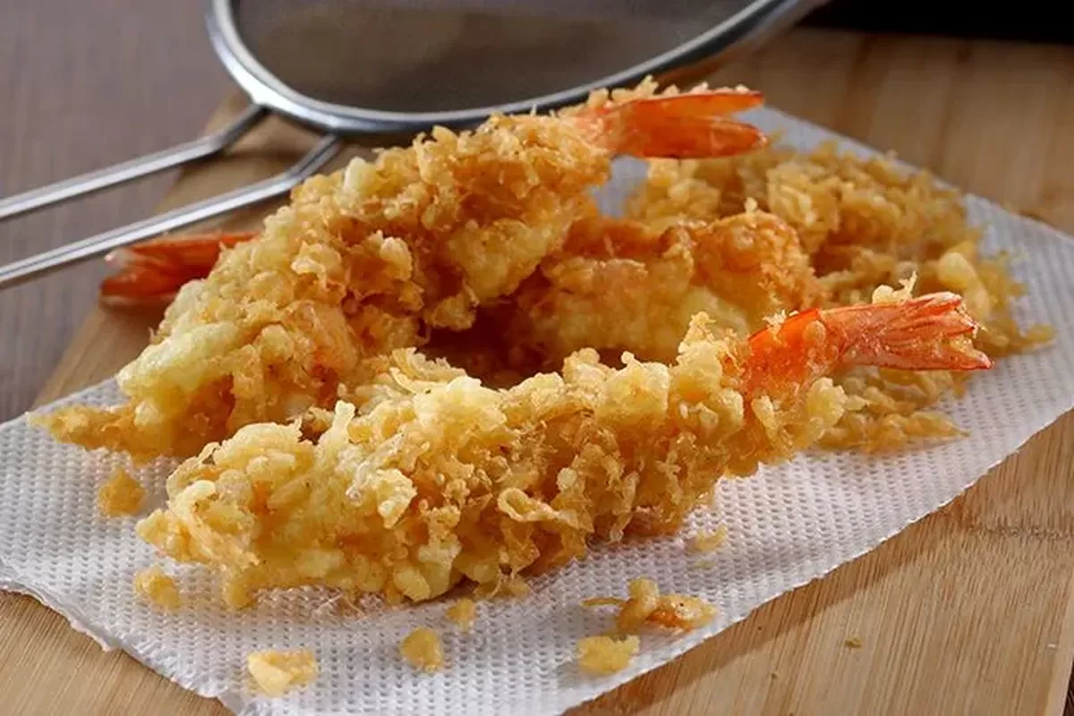 udang tempura, Resep Udang Tempura Rumahan, Teksturnya Renyah
