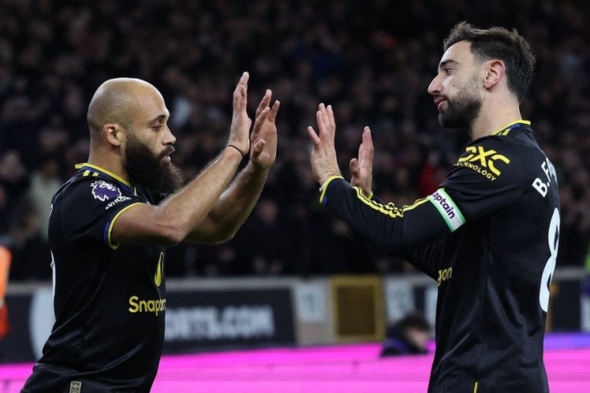 Liga Inggris, Wolves, Manchester United, Wolverhampton, Klasemen Liga Inggris, liga inggris 2025, MU Libas Wolves 4-1 di Molineux, Sukses Naik ke Posisi Keenam Klasemen Liga Inggris
