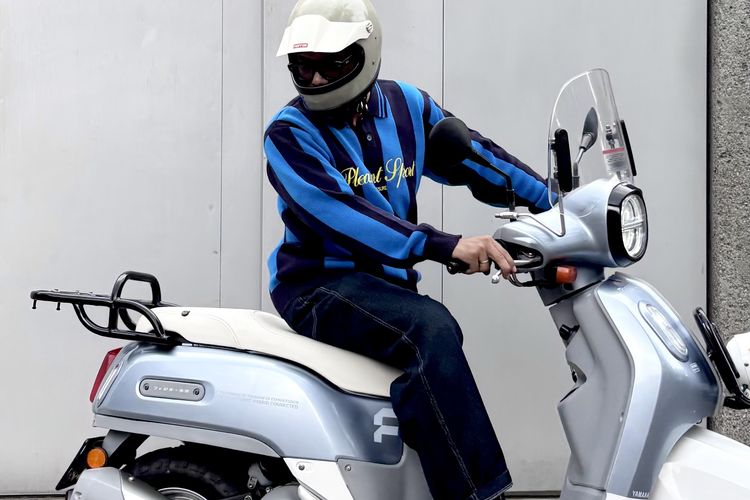 modifikasi, Yamaha Fazzio, Fazzio, Fazzio Hybrid, skuter kargo, Modifikasi Yamaha Fazzio Bergaya Skuter Kargo Jepang