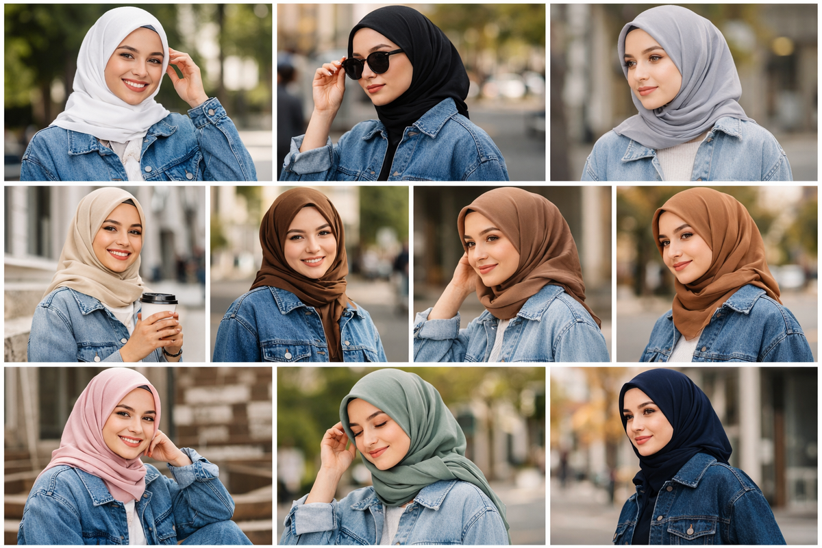 baju denim, Baju Denim Cocok dengan Jilbab Apa? 10 Warna Ini Lagi Viral di TikTok, Warna Netral yang Viral Dipadukan dengan Baju Denim, Warna Earth Tone yang Bikin Outfit Denim Lebih Elegan, Warna Soft yang Lagi Tren di TikTok, Warna Senada yang Bikin Tampilan Lebih Aesthetic