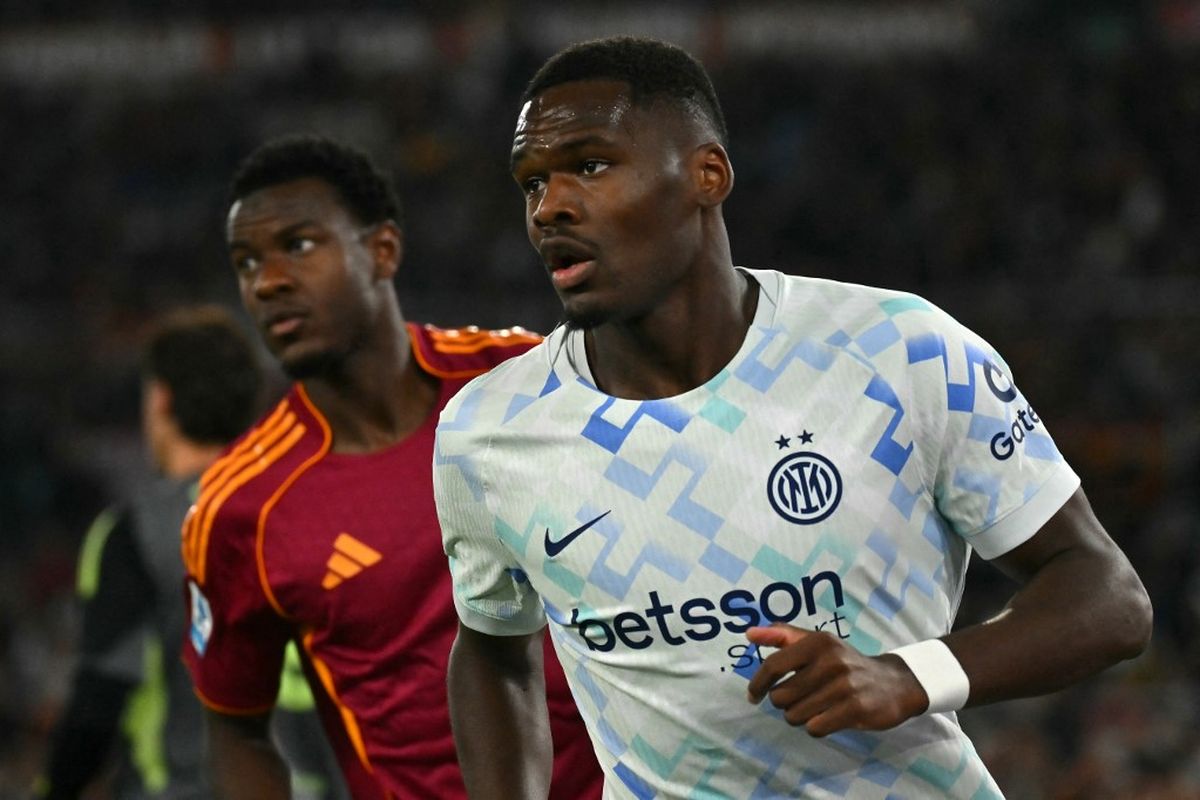 Inter Milan, Serie A, AS Roma, Liga Italia, Inter, Nicolo Barella, as roma vs inter, Liga Italia 2025-2026, Ange-Yoan Bonny, Kata-kata Ange-Yoan Bonny Usai Cetak Gol di Laga AS Roma Vs Inter
