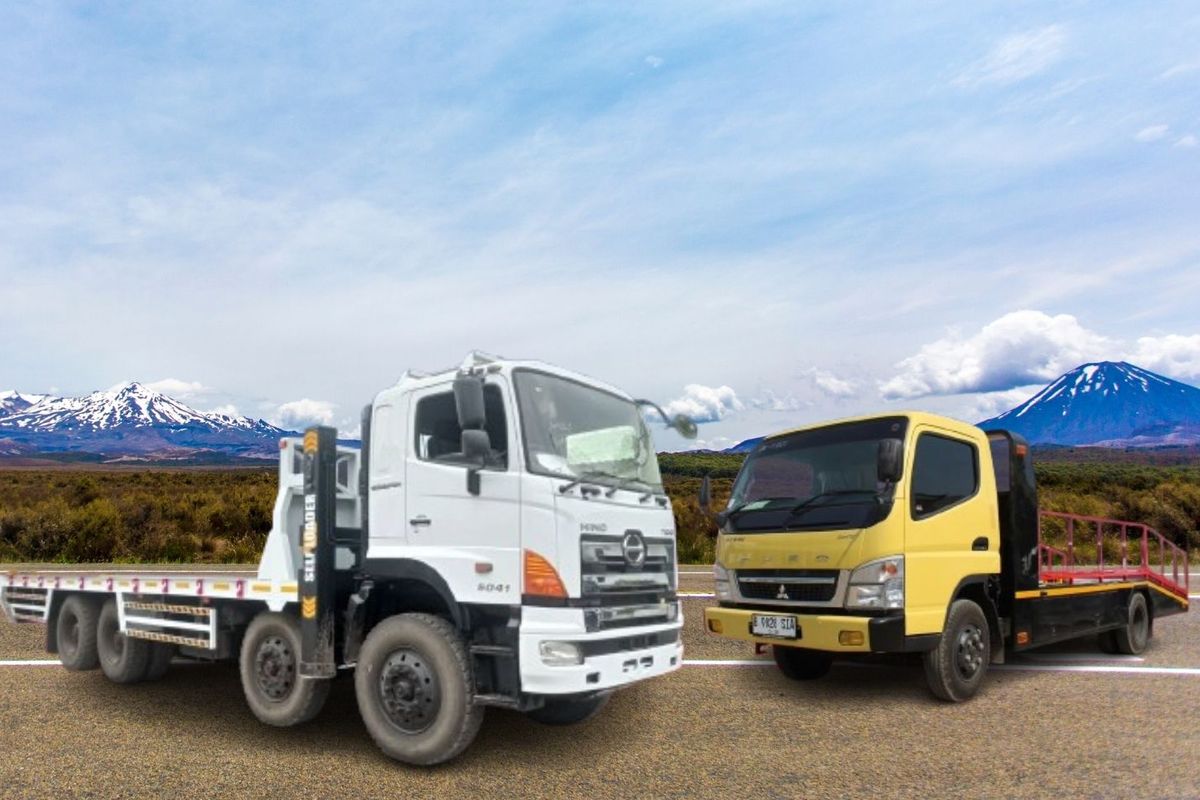 Karoseri MTU, truk, towing, self loader, Perbedaan Karoseri Truk: Self Loader dan Towing