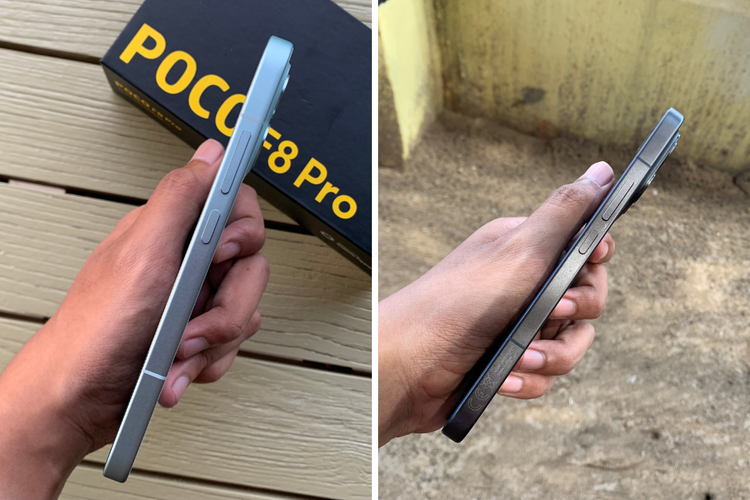 Poco, Poco F8 Series, Poco F8 Pro, Poco F8 Ultra, speaker Bose, spesifikasi Poco F8 Pro, spesifikasi Poco F8 Ultra, Poco F8 series, Kesan Pertama Menggenggam HP Flagship Poco F8 Pro dan F8 Ultra, Desain Impresif dan Grip Nyaman