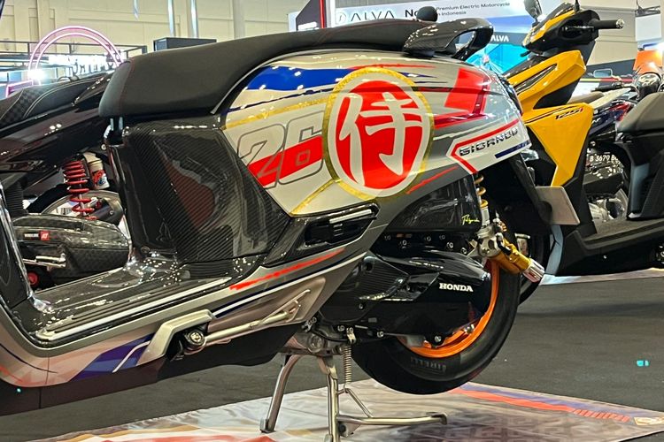 modifikasi, Dani Pedrosa, helm arai, Modifikasi Honda Giorno, pedrosa shogun, Modifikasi Honda Giorno Bertema Helm Balap Pedrosa Shogun
