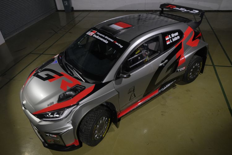 GR Yaris, GR Yaris Rally2, mobil reli, mobil balap, Toyota GR Yaris, GIIAS 2025, Mobil Balap Toyota GR Yaris Rally2 Mejeng di GIIAS 2025