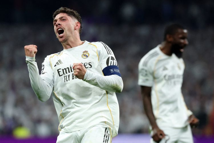 Real Madrid, Girona, Federico Valverde, Thomas Lemar, Liga Spanyol, Hasil Real Madrid Vs Girona 1-1: Gol Roket Valverde Langsung Dibalas Lemar, Jalannya Laga Real Madrid vs Girona, Gol Valverde Dibalas Lemar, Tekanan Akhir Madrid Tak Berbuah Gol, Susunan Pemain Real Madrid vs Girona