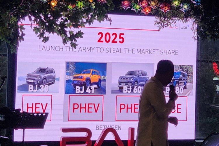 BAIC, GIIAS 2025, bj60, Mengenal BAIC BJ60, SUV Hybrid yang Bakal Meluncur 2025