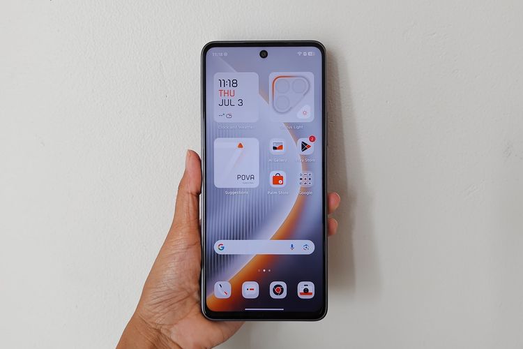 smartphone, Tecno, Smartphone, Tecno Pova 7 5G, power bank, Harga Tecno Pova 7 5G, Spesifikasi Tecno Pova 7 5G, Unboxing Tecno Pova 7 5G, HP Rp 3 Jutaan dengan Desain Futuristik
