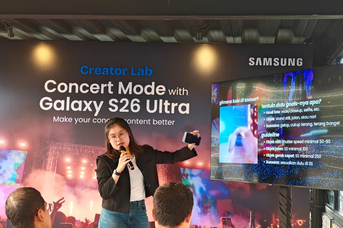 konser, smartphone, Samsung, Galaxy S26 Ultra, Galaxy S25 Ultra, Contekan Settingan HP untuk Foto Konser agar Mirip Kamera Profesional