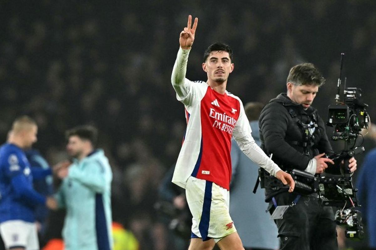 Kai Havertz, Arsenal, Liga Inggris, Arsenal vs Brighton, Mikel Arteta, Arsenal Vs Brighton, Arteta Bagikan Kabar Positif soal Kondisi Kai Havertz