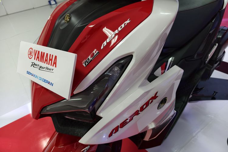Aerox Alpha, Detail Yamaha Aerox Alpha Livery Special 70th Yamaha Anniversary