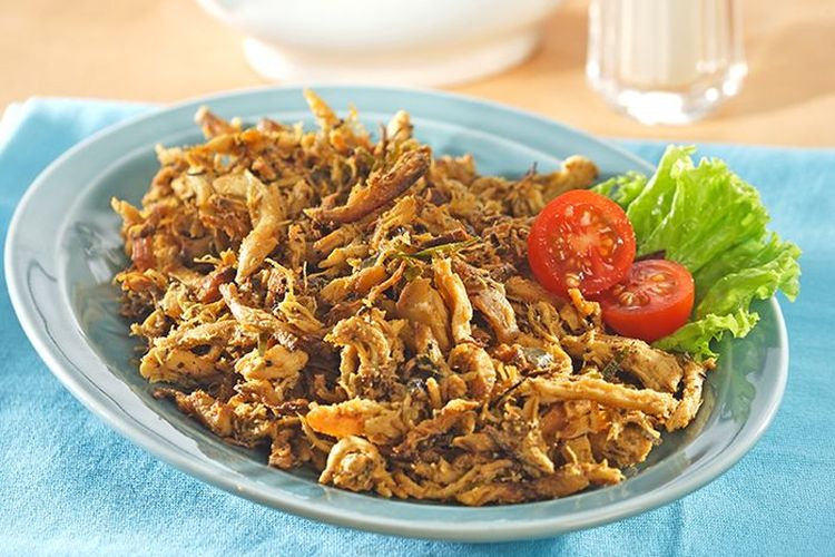 ayam suwir, cara membuat ayam suwir, lauk kering tahan lama, resep ayam suwir, Ide Masakan Rumahan, ayam suwir awet 1 bulan, Ini Langkah Penting Bikin Ayam Suwir Kering yang Awet 1 Bulan