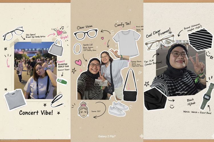 Blackpink, Pinterest, Samsung, Gemini, Gemini AI, pinterest, gemini, Blink, BLACKPINK, Prompt, samsung z flip 7, samsung galaxy z flip 7, fashion mood board, Cara dan Prompt AI Bikin Pinterest Board Estetik 