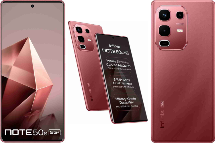 smartphone, Infinix, Infinix Note 50s 5G Plus, Smartphone, infinix, infinix note 50s 5g plus, casing unik infinix, Infinix Note 50s 5G Plus Meluncur, Smartphone dengan Casing Unik yang Wangi