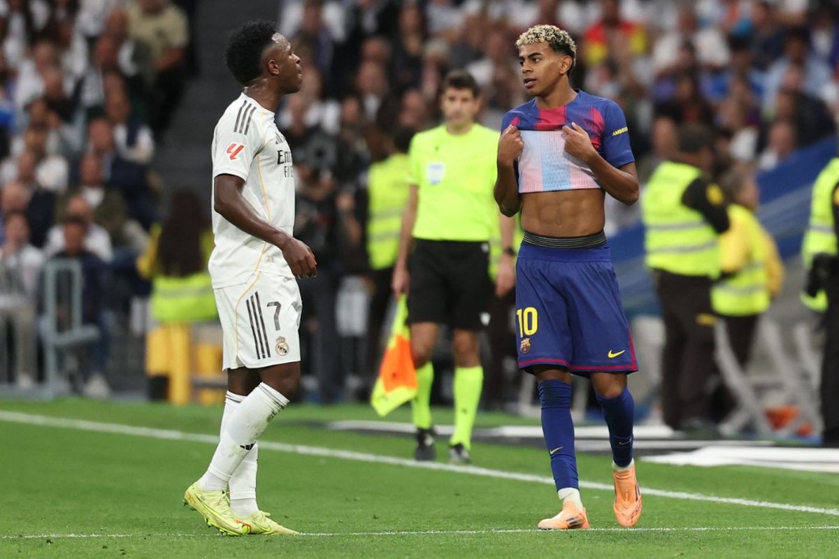 El Clasico, Frenkie De Jong, liga spanyol, Barcelona vs Real Madrid, Barcelona, Lamine Yamal, real madrid, Barcelona Bela Lamine Yamal Usai Kalah dari Real Madrid di El Clasico