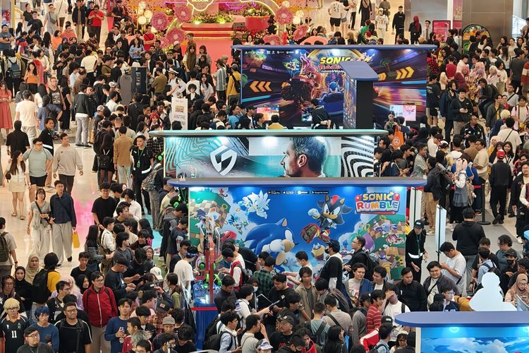 Festival, game, Sega, Atlus, Festival Sega Atlus di Jakarta Penuh, Pengunjung Coba Game yang Belum Rilis