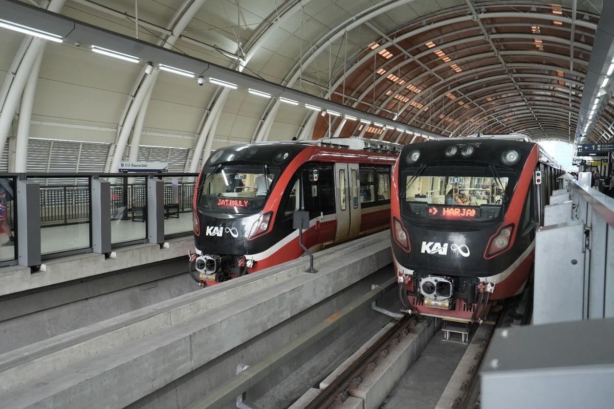LRT Jabodebek, wisata naik LRT, Perjalanan LRT Jabodebek Ditambah Mulai 1 Juli 2025