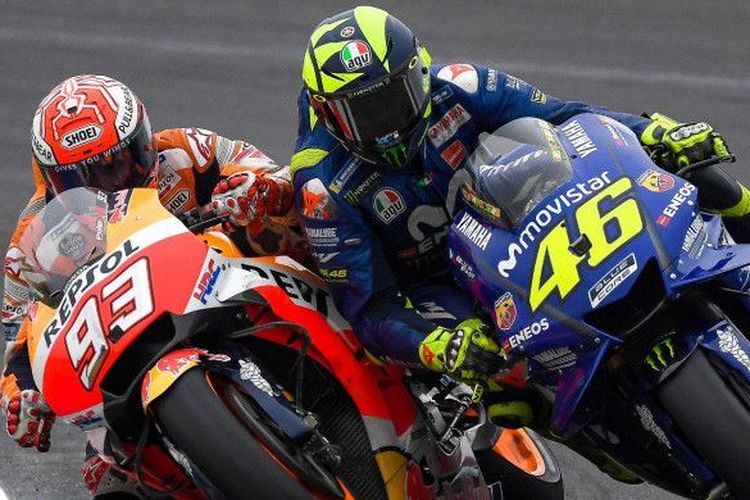 MotoGP, Marquez Soal Rivalitas dengan Rossi: Jangan Simpan Dendam