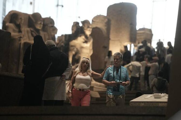 Mesir, Museum arkeologi terbesar di dunia, Grand Egyptian Museum, giza, FOTO: Museum Arkeologi Terbesar di Dunia yang Baru Buka di Mesir