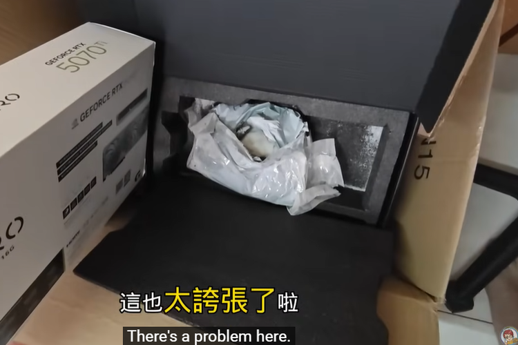 Amazon, taiwan, YouTuber, RTX 5070 Ti, Youtuber Ini Beli GPU Nvidia RTX 5070 Ti, Malah Dapat Garam