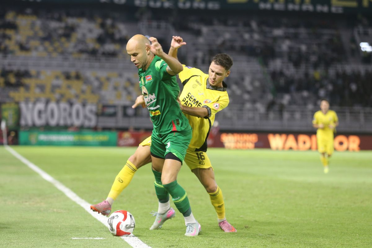 persebaya surabaya, Persebaya, Persebaya Vs Semen Padang, Super League, Bruno Moreira, klasemen super league, hasil persebaya vs semen padang, skor persebaya vs semen padang, Hasil Persebaya Vs Semen Padang 1-0: Gol Tunggal Bruno Moreira Amankan 3 Poin
