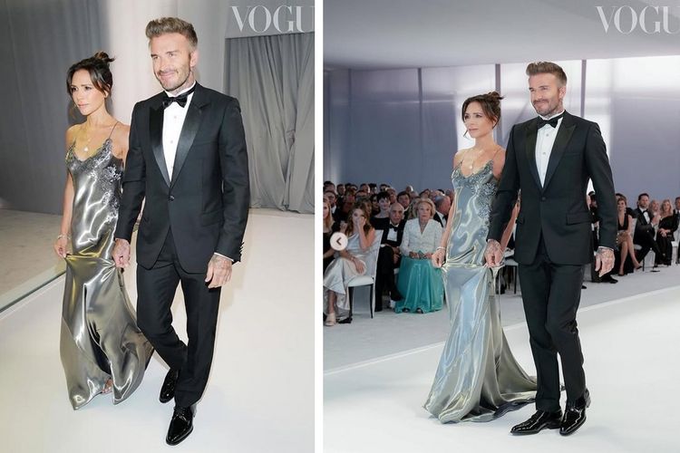 Victoria Beckham, Brooklyn Beckham, keluarga Beckham, Gaun Metalik Victoria Beckham di Pernikahan Brooklyn, Elegansi atau Drama Keluarga?