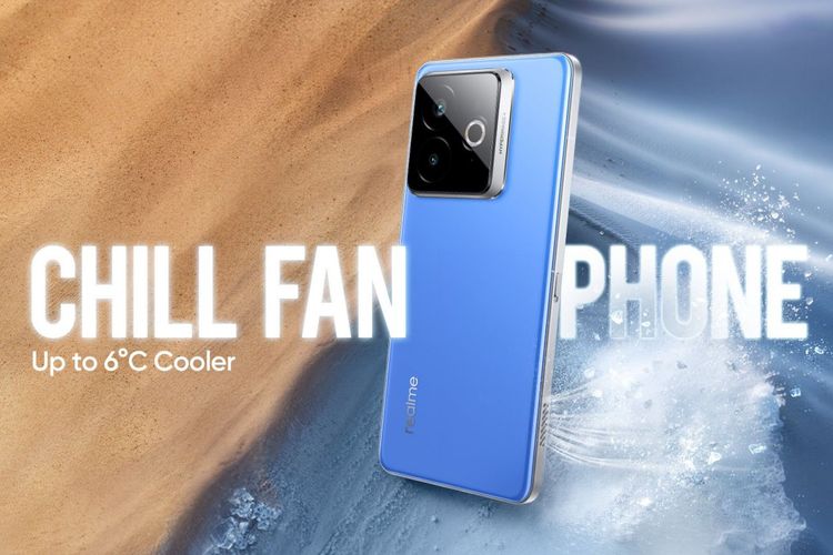 baterai, realme, Chill Fan Phone, Realme Pamer Ponsel dengan Baterai 15.000 mAh, Diklaim Pertama di Dunia