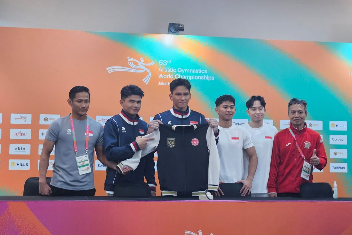 Kejuaraan Dunia Senam 2025, federasi gimnastik indonesia, Kejuaraan Dunia Gimnastik 2025, kejuaraan dunia senam artistik 2025, Artistic Gymnastics World Championship 2025, Kejuaraan Dunia Gimnastik 2025: 4 Pesenam Putra Indonesia Gagal ke Putaran Final, Petik Pengalaman Berharga