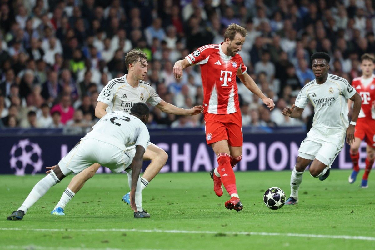 Liga Champions, Real Madrid, Bayern Muenchen, Kylian Mbappe, Bayern, Luis Diaz, Harry Kane, Manuel Neuer, Hasil Real Madrid Vs Bayern 1-2, Diaz dan Kane Bawa Tim Tamu Menang